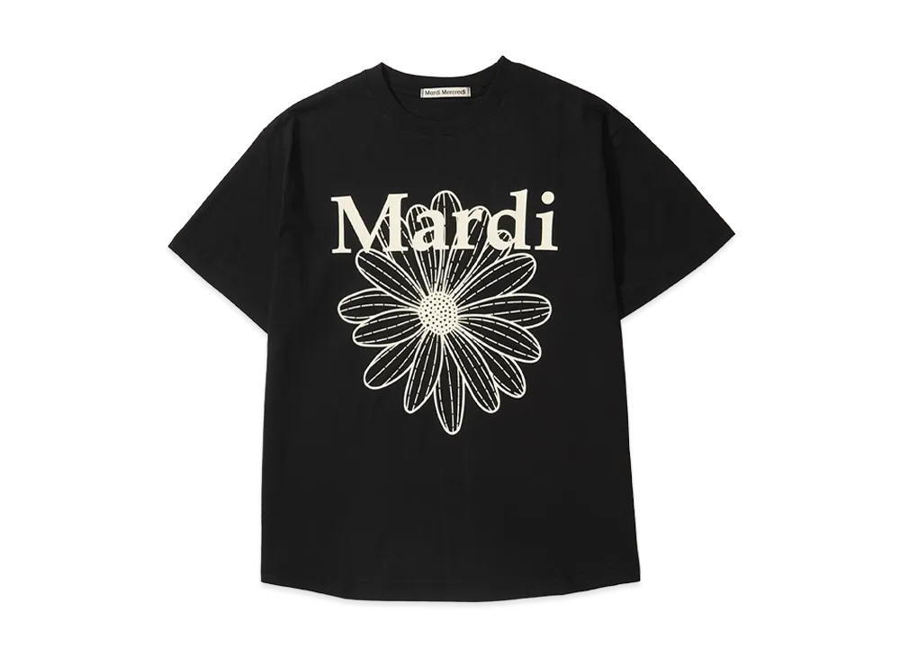 Mardi Mercredi T-Shirt Flowermardi "Black Cream"