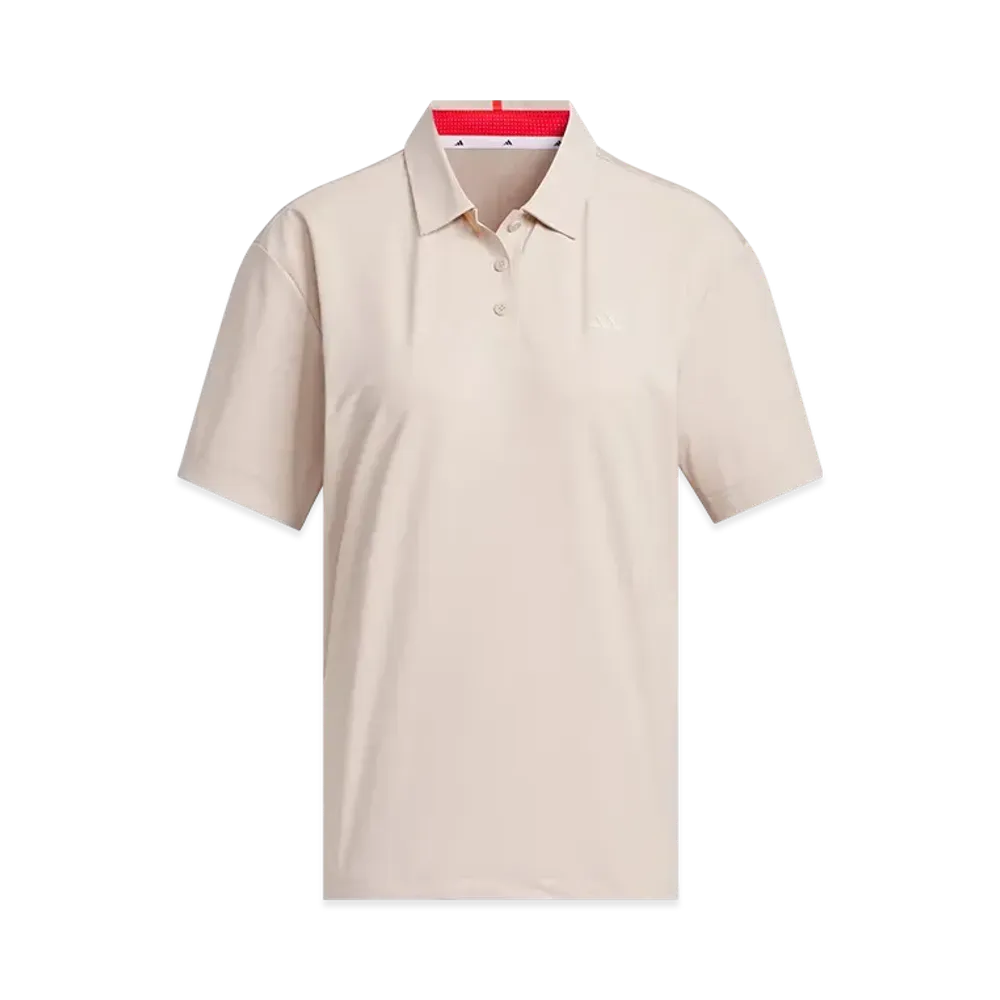 adidas Golf Adizero Back Print Short Sleeve Shirt "Wonder Taupe"
