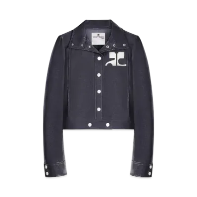Courreges Reedition Vinyl Jacket "Denim"