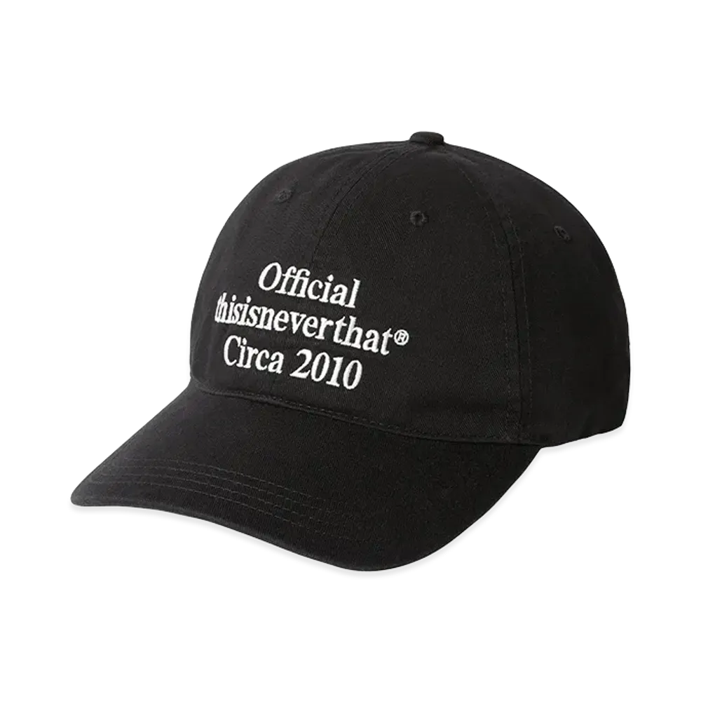 thisisneverthat Times Cap "Black"
