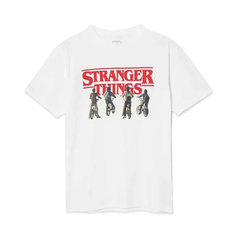 graniph x Stranger Things T-Shirts "White"