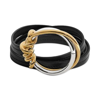 Bottega Veneta Knot Ring Belt "Black"