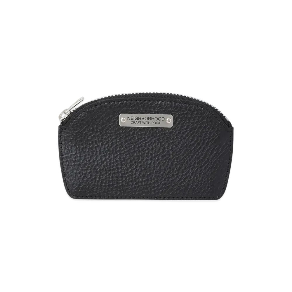 NEIGHBORHOOD Leather Coin Case "Black"