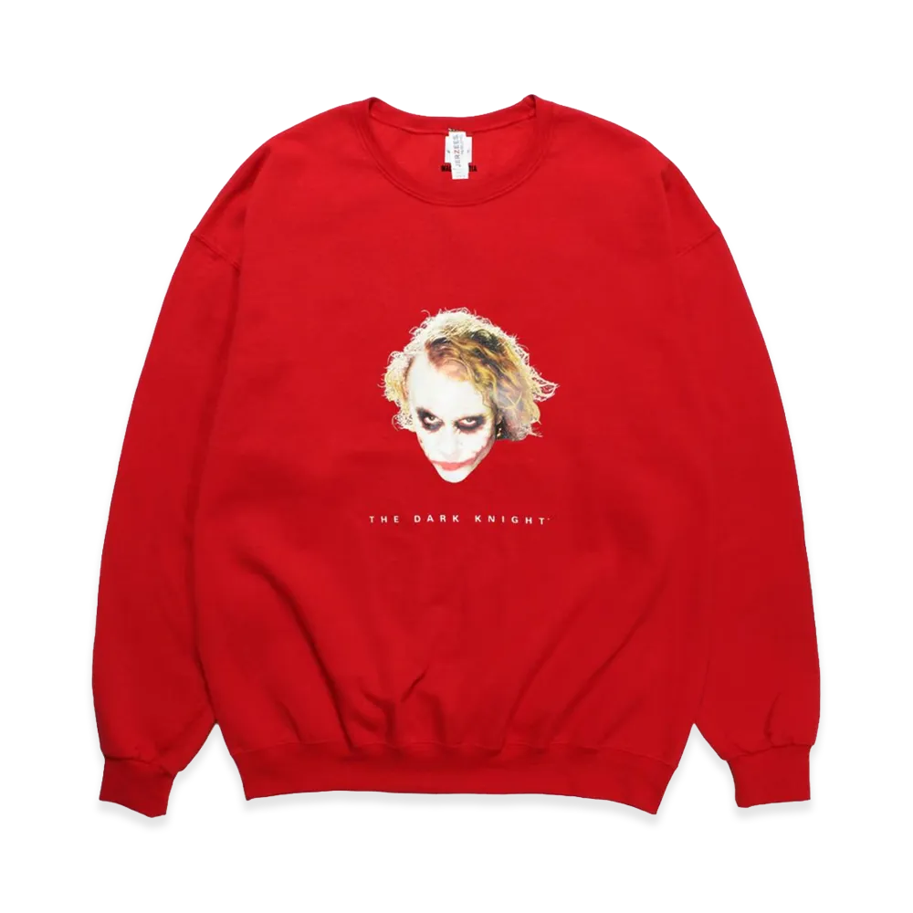 WACKO MARIA x The Dark Knight Trilogy Sweat Shirt "Red"