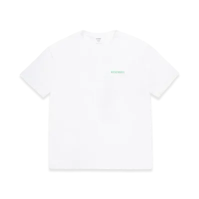 WACKO MARIA Washed Heavy Weight T-Shirt "White/Green"
