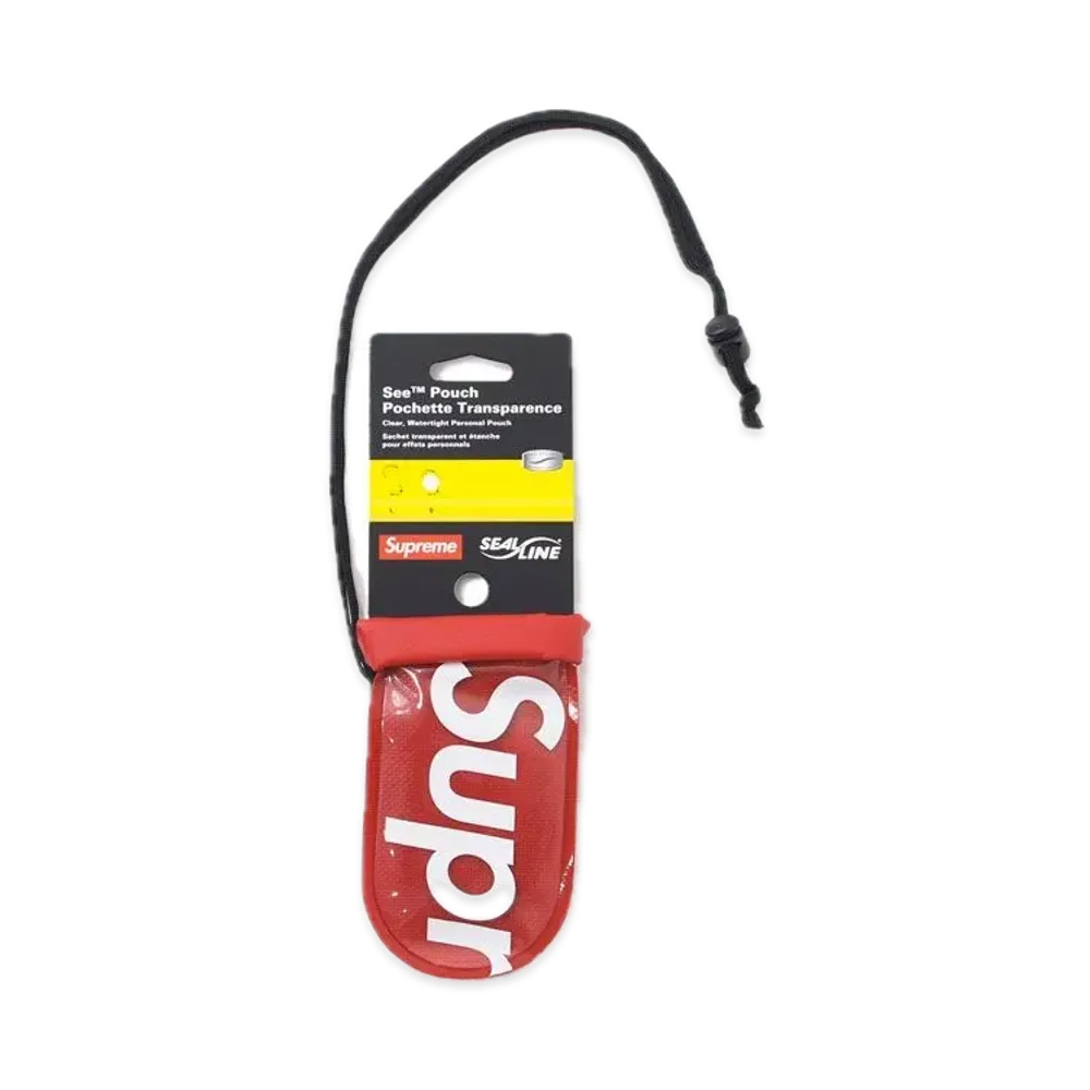 Supreme x SealLine See Pouch Small "Red"