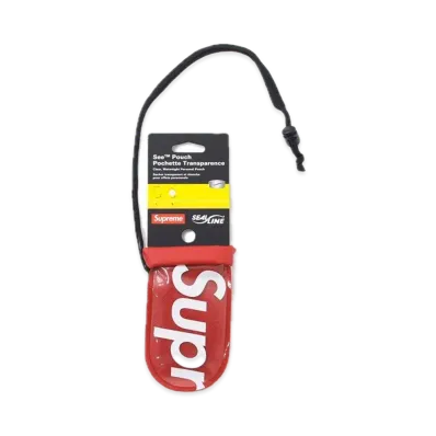 Supreme x SealLine See Pouch Small "Red"