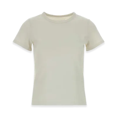 Maison Margiela Women's Cotton T-Shirt "Chalk/White"