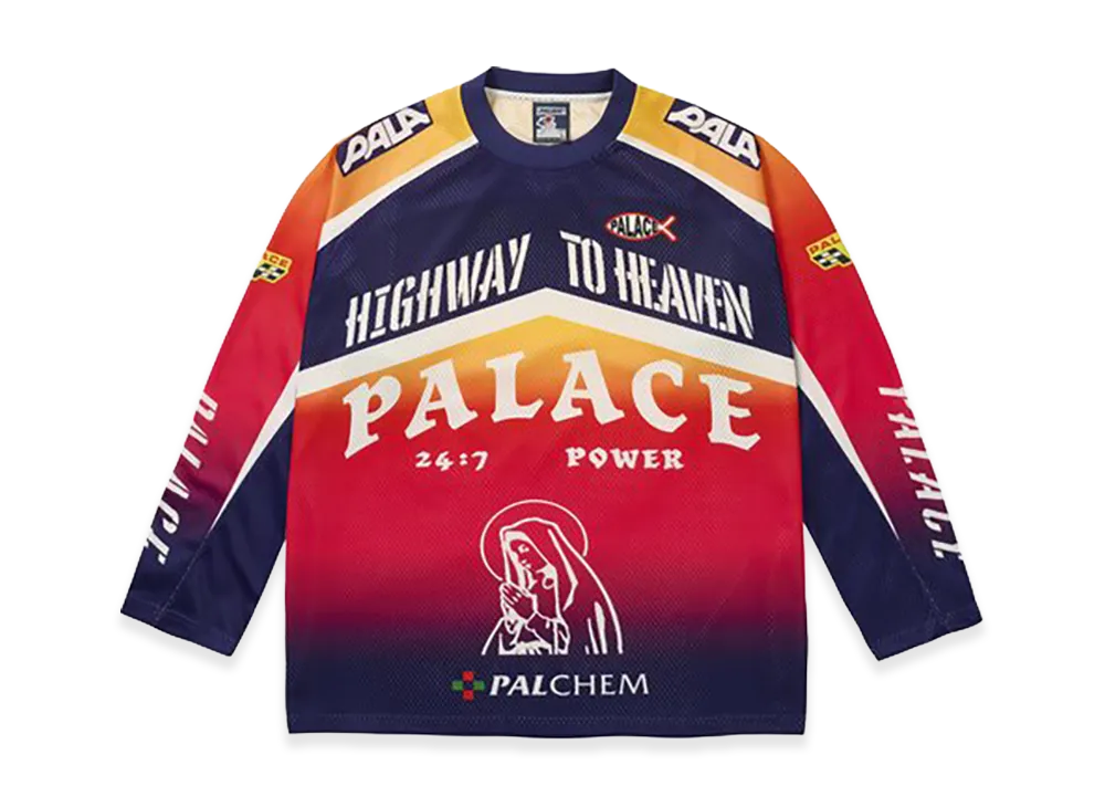 PALACE Highway To Heaven Jersey "Multi"