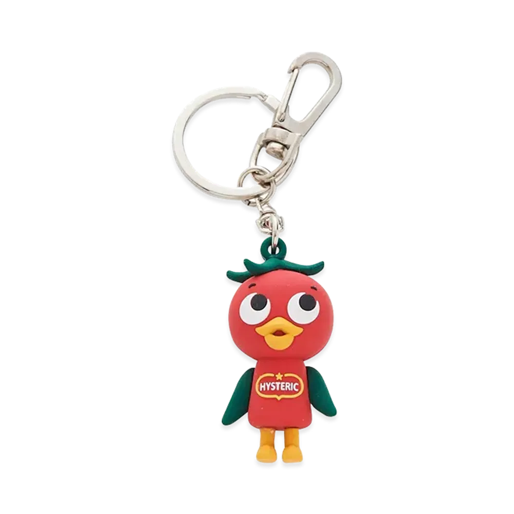 HYSTERIC GLAMOUR Women's Tomato Bird Keychain "Red"