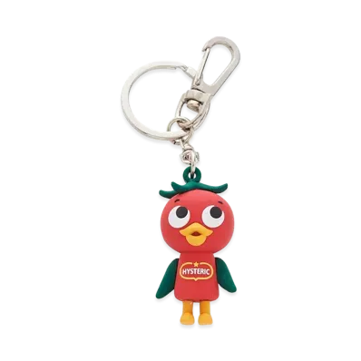 HYSTERIC GLAMOUR Women's Tomato Bird Keychain "Red"