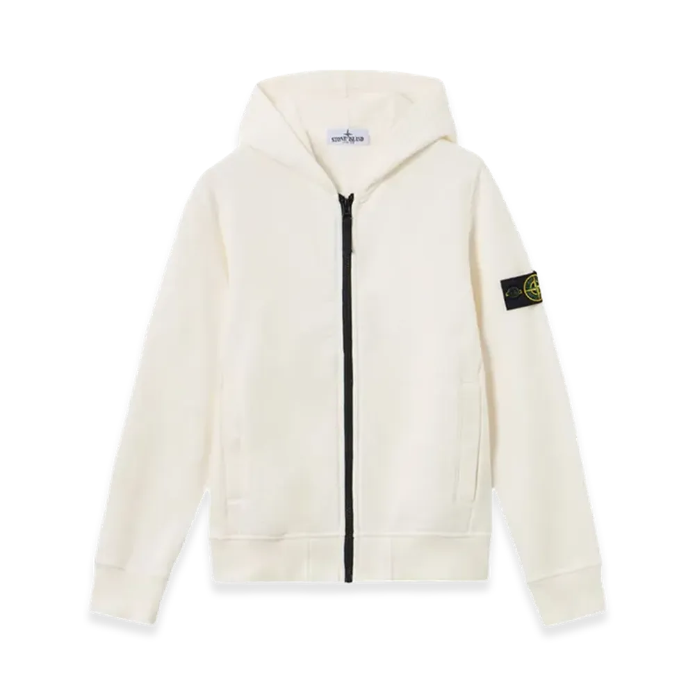 Stone Island Kids Sweaters "White"