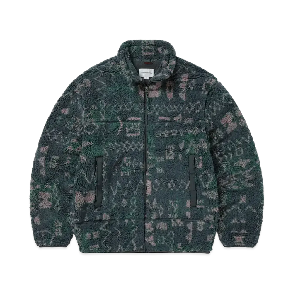 thisisneverthat T Sherpa Fleece Jacket "Navy"
