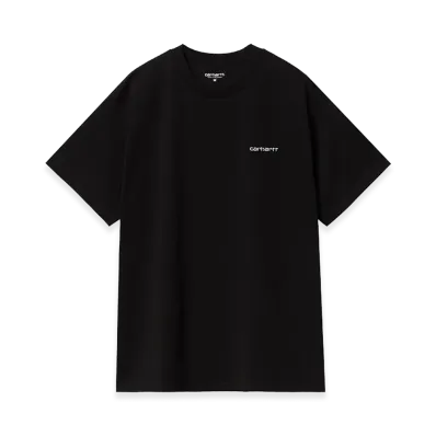 Carhartt WIP S/S Script Embroidery T-Shirt "Black/White"