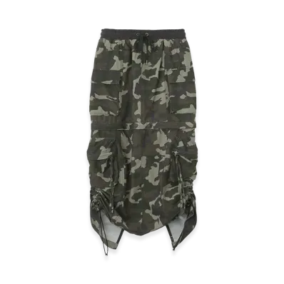 X-Girl Women's Convertible Cargo Skirt "Camo"