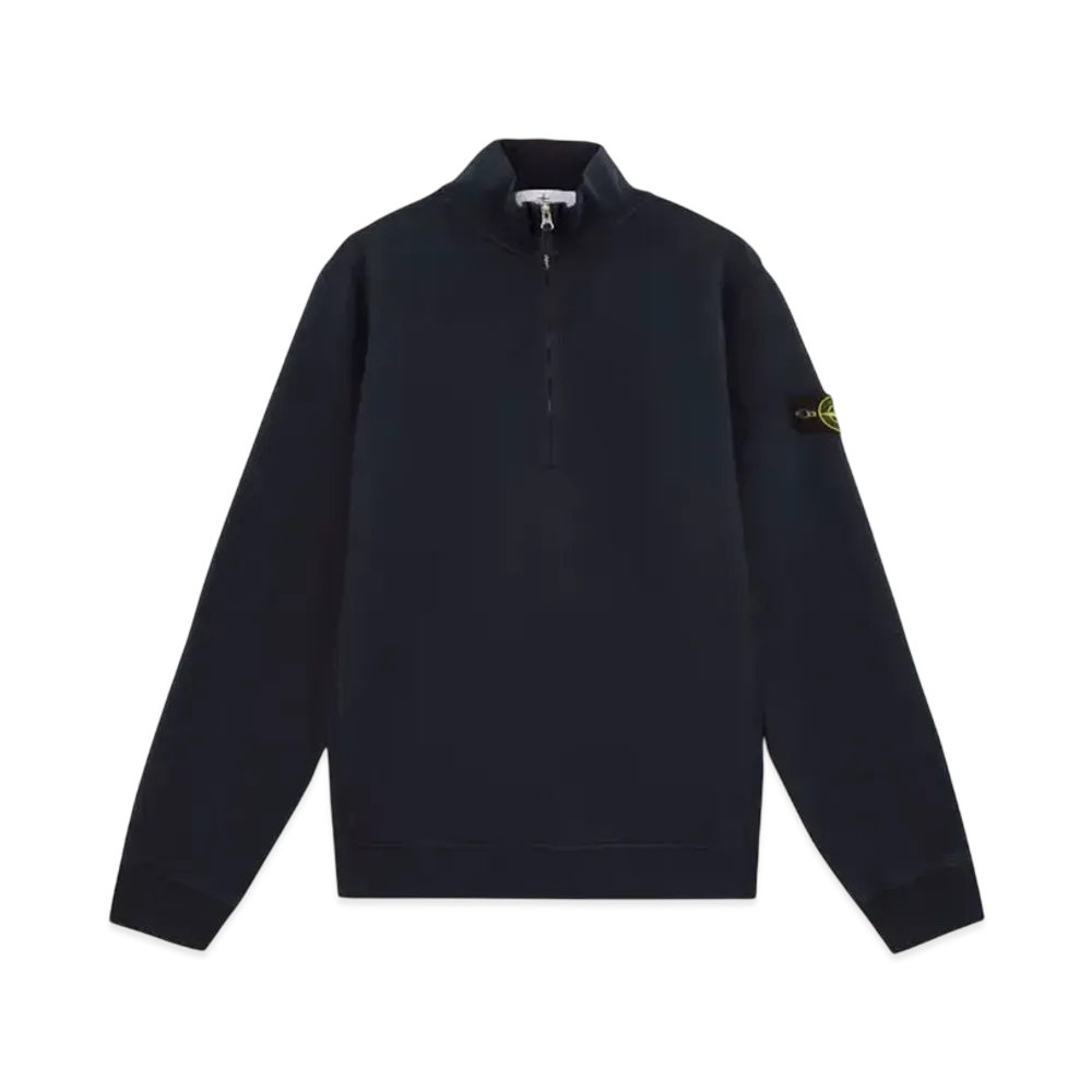 Stone Island 63420 Brushed Organic Cotton Fleece "Navy Blue"