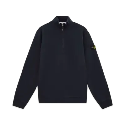 Stone Island 63420 Brushed Organic Cotton Fleece "Navy Blue"