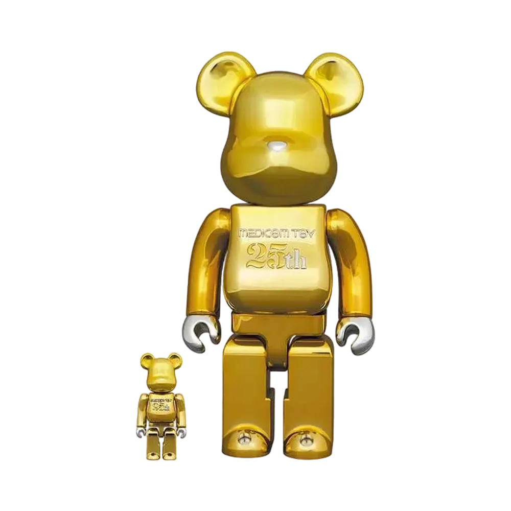 Bearbrick MEDICOM TOY 25th Anniversary Model 100% & 400%