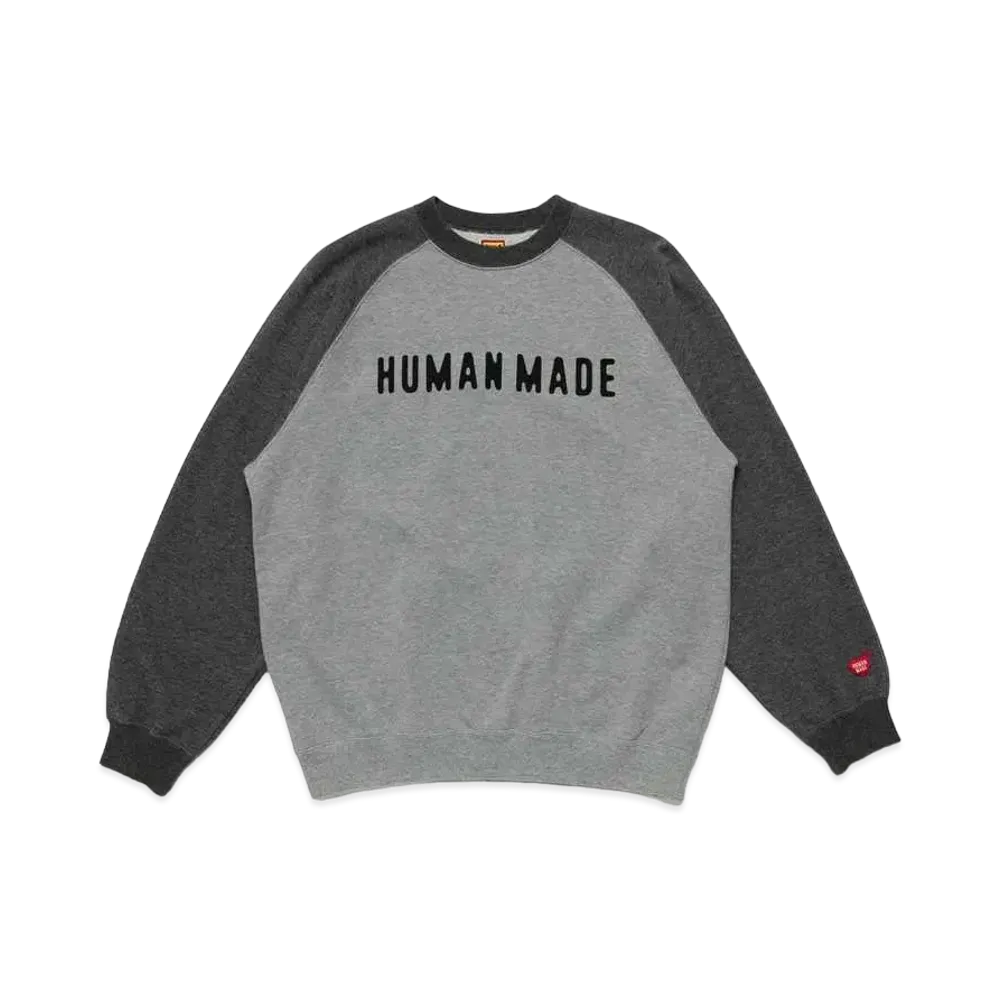 HUMAN MADE RAGLAN SWEATSHIRT "Grey"