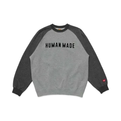 HUMAN MADE RAGLAN SWEATSHIRT "Grey"