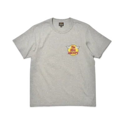 THE REAL McCOY'S Logo Tee S/S "Grey"