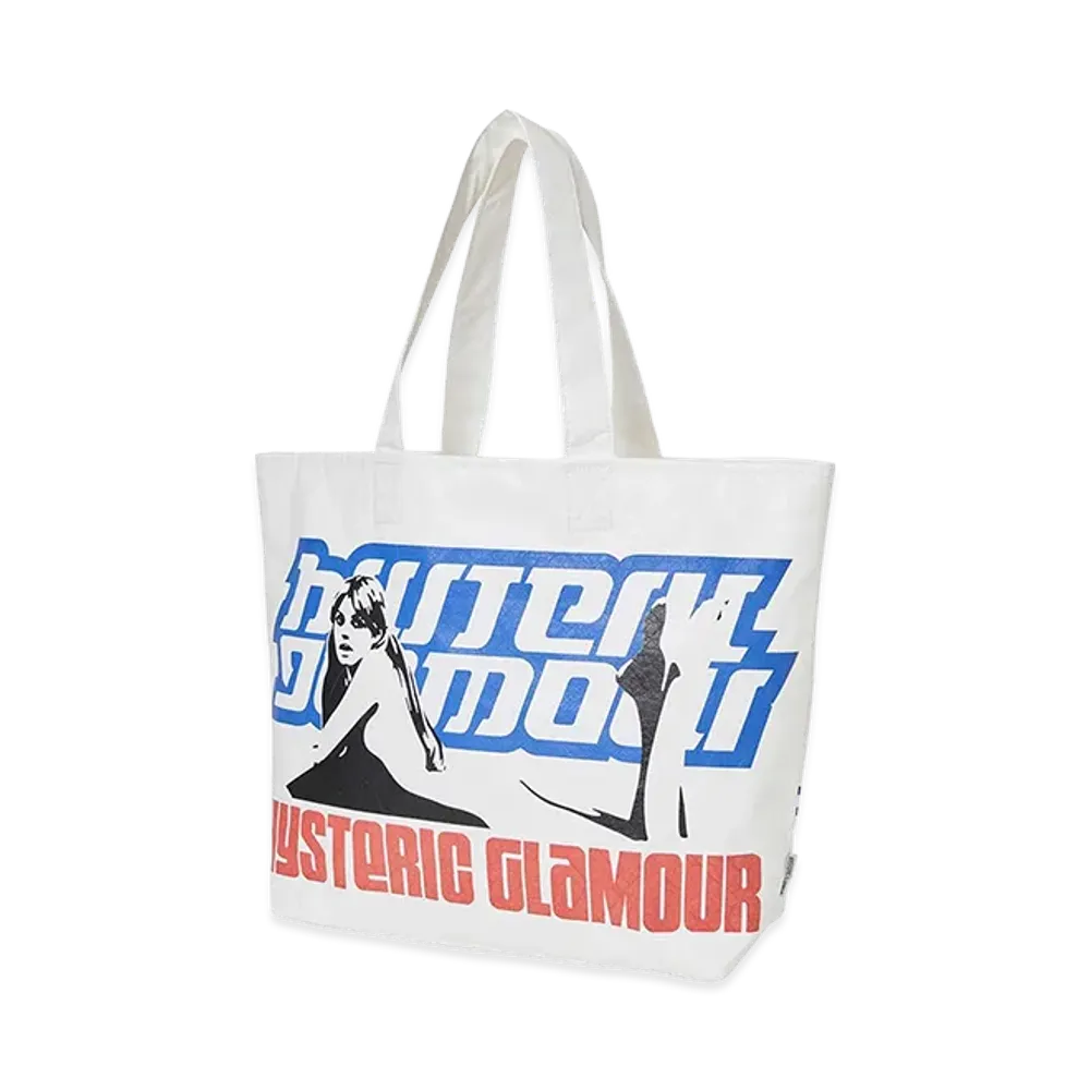 HYSTERIC GLAMOUR Women's HYSTERIC BOX Tote Bag "White"