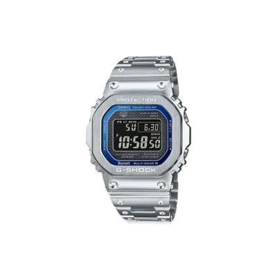 Casio G-Shock Bluetooth Multi-6 Radio Solar Full Metal M Watch "Silver"