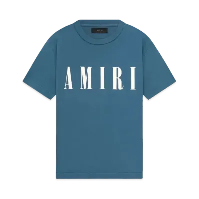 AMIRI Core Logo Slim Fit Tee "Blue"