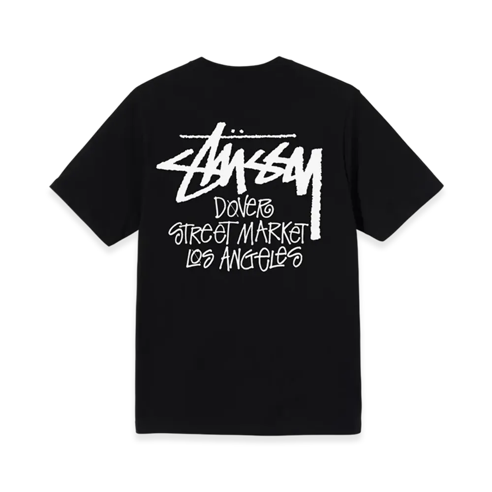 Stussy Stock DSM Los Angeles Tee "Black"