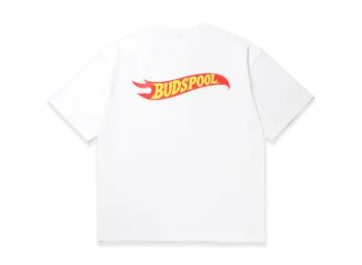 APHRODITEGANG x BUDSPOOL Budswheels S/S Tee "White"