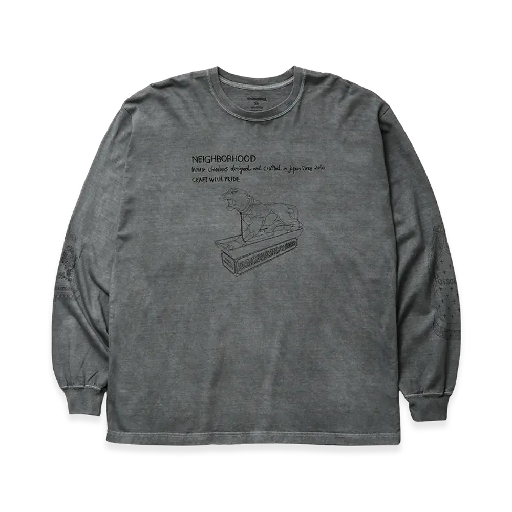 NEIGHBORHOOD NH Tee LS-8 "Gray"