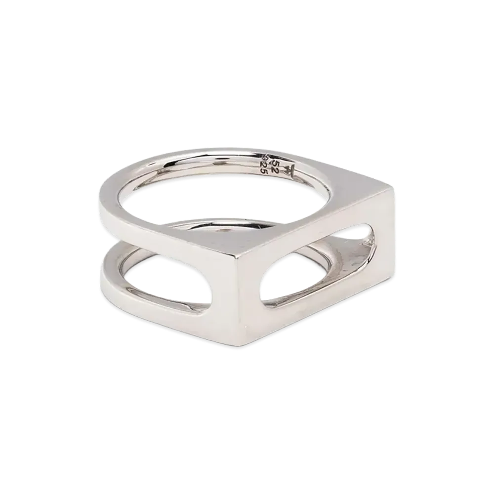 TOM WOOD Women's Cage Ring Single "Metallic"