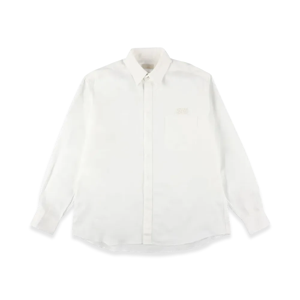 WIND AND SEA Cozy Oxford Shirt "White"