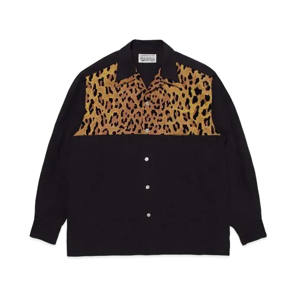 WACKO MARIA 50's Shirt "Black Yellow"
