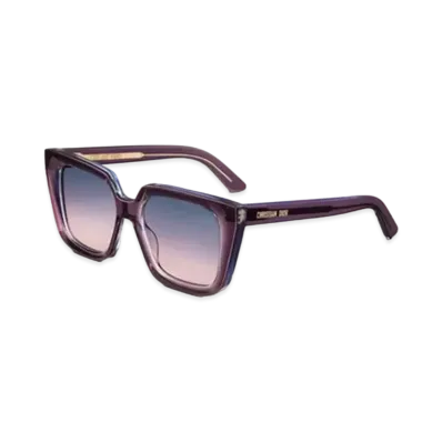 Dior DiorMidnight S1I Square Sunglasses "Transparent Purple"