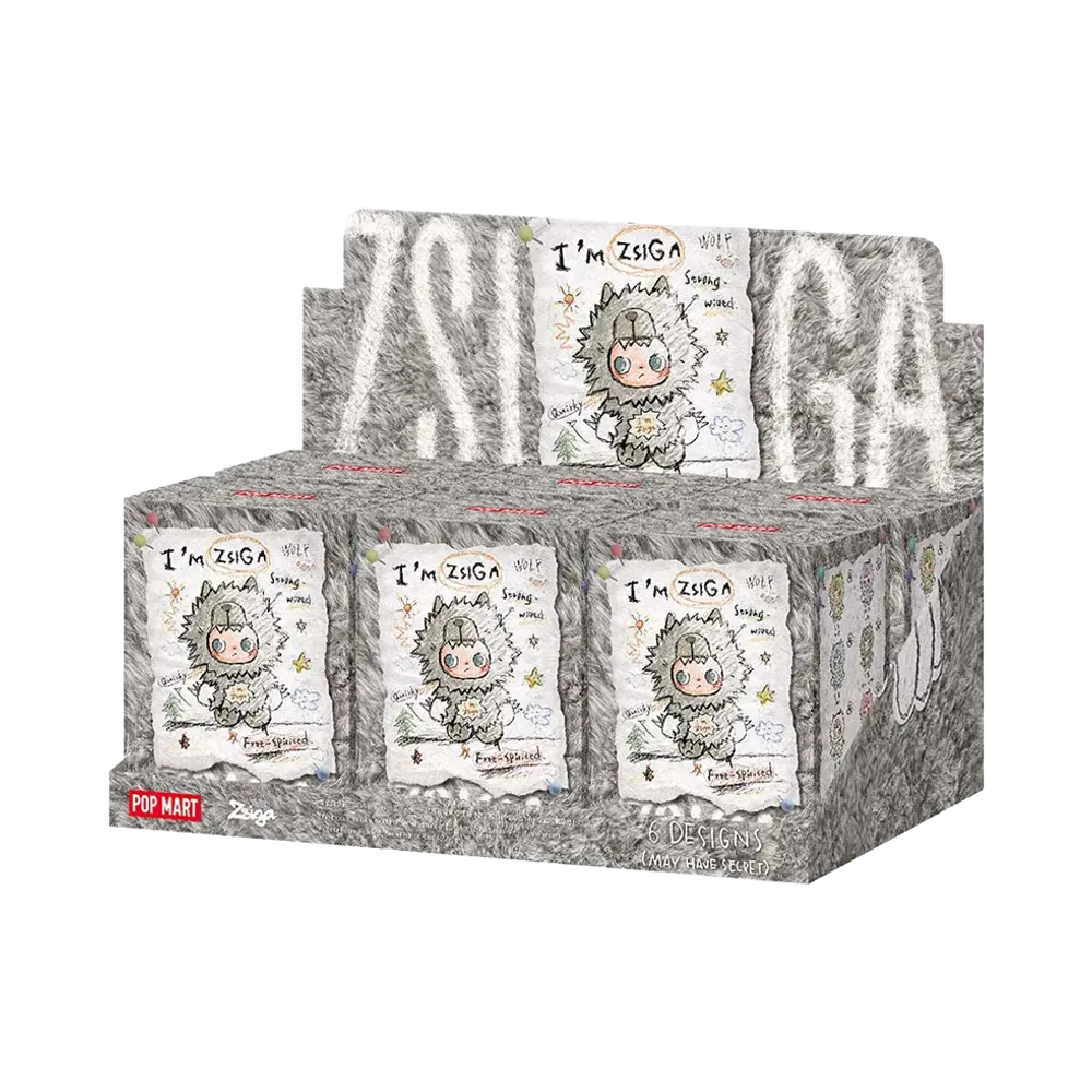 POP MART ZSIGA I'm Zsiga Series-Vinyl Plush Pendant [Assortment Box]