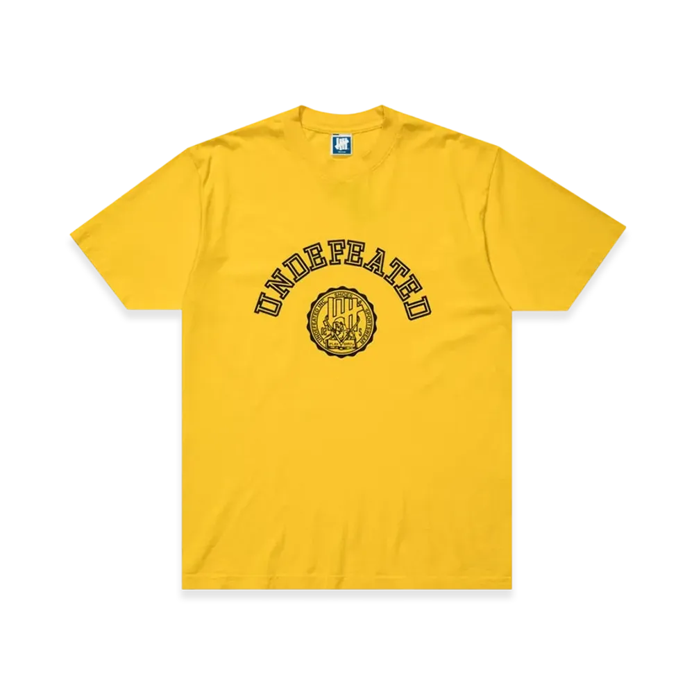 UNDEFEATED Crest S/S Tee "Yellow"