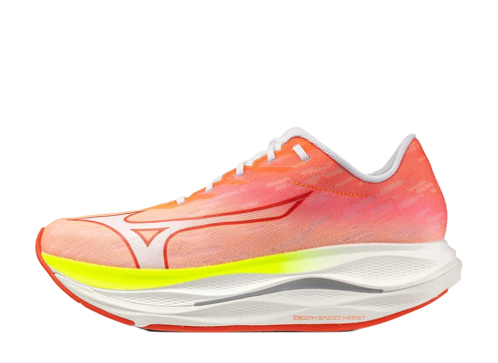 Mizuno Wave Rebellion Flash 3 "White/Orange/Yellow"