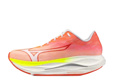 Mizuno Wave Rebellion Flash 3 "White/Orange/Yellow"