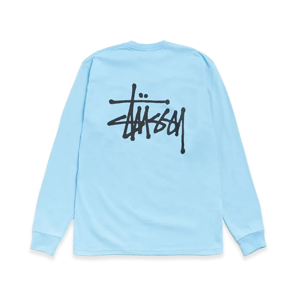 Stussy Basic Stussy LS Tee "Sky Blue"