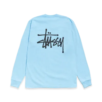 Stussy Basic Stussy LS Tee "Sky Blue"