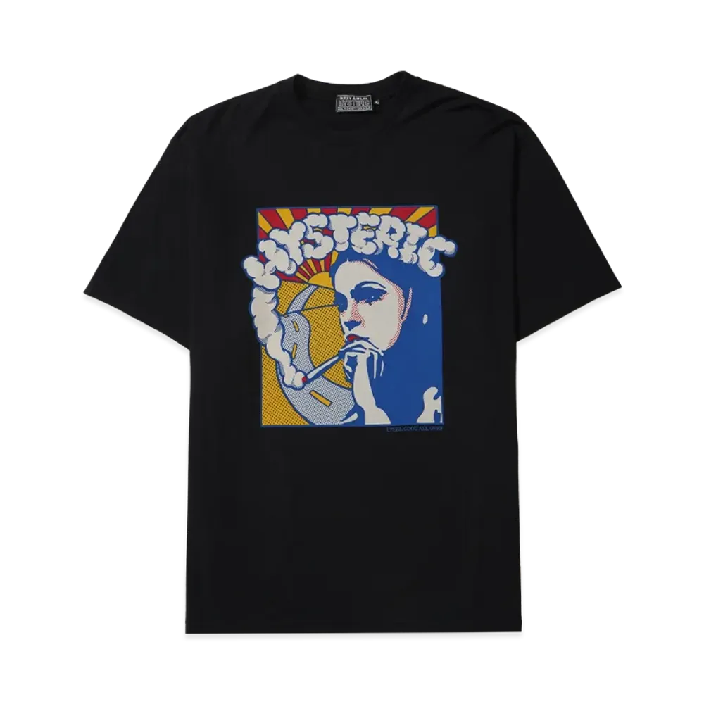 HYSTERIC GLAMOUR Smokers Field T-Shirt "Black"