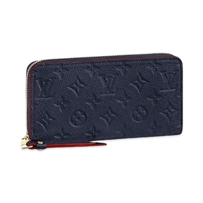Louis Vuitton Zippy Wallet Monogram Empreinte "Marine Rouge"
