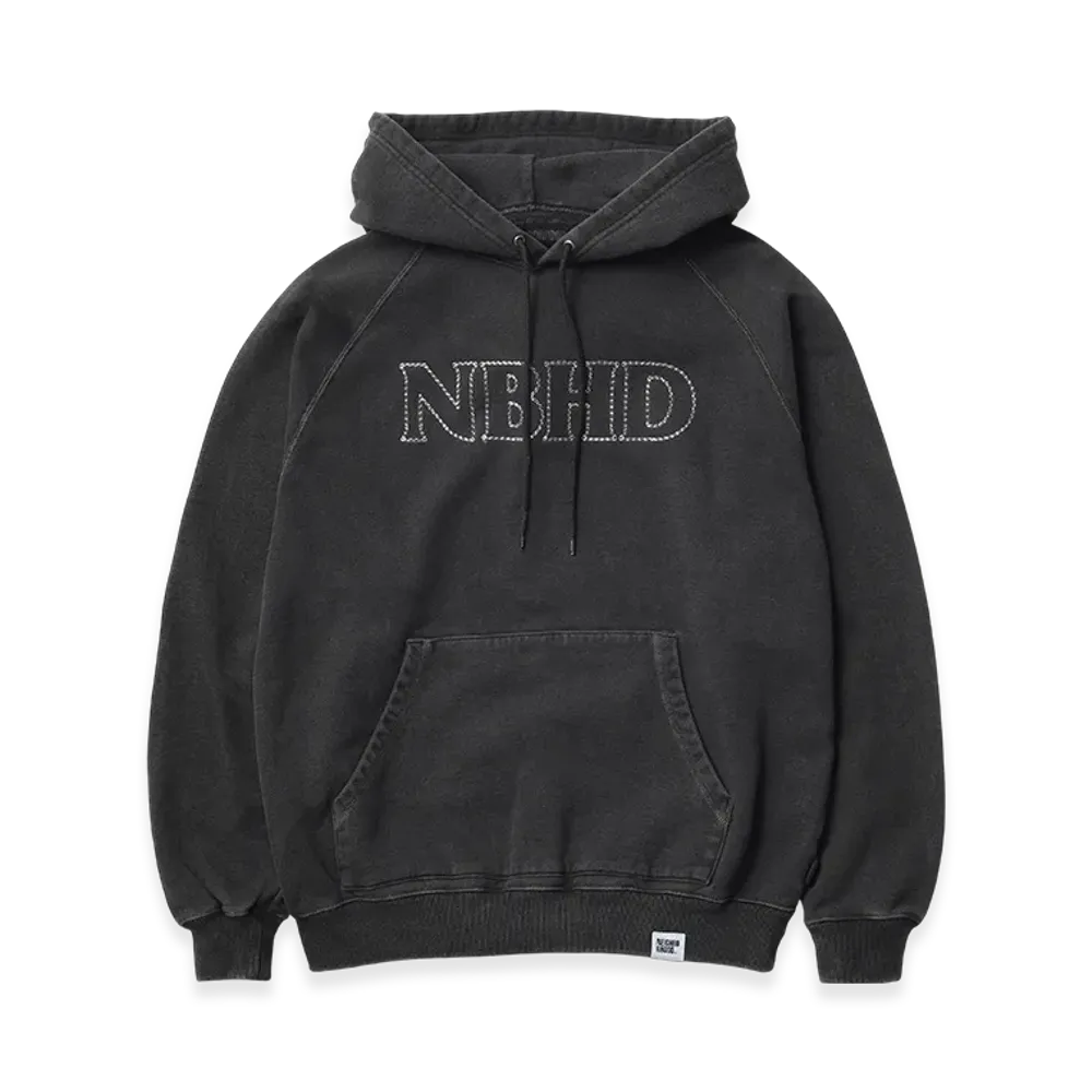 NEIGHBORHOOD Pigment Dyed Sweat Hoodie LS "Black"