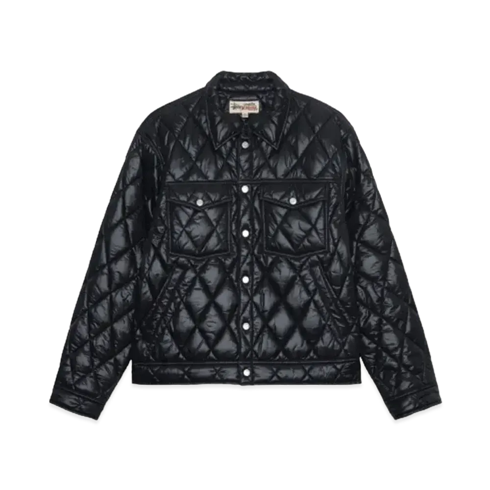 Stussy Ranch Jacket Quilted Nylon "Black"