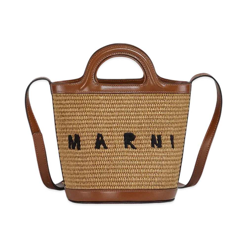 MARNI Tropicalia Basket Bag Small "Siena"