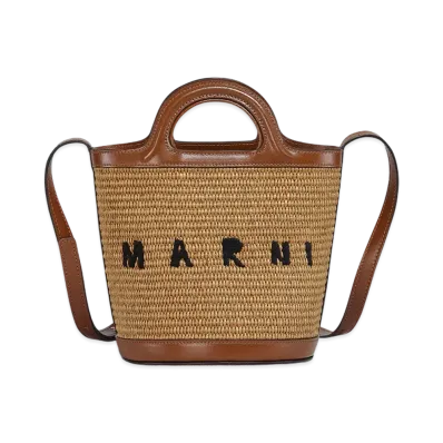 MARNI Tropicalia Basket Bag Small "Siena"