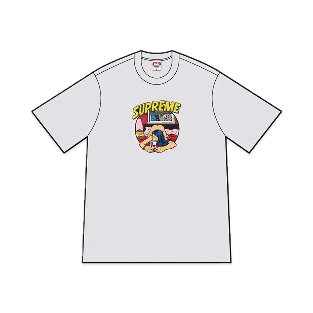 シュプリーム ベッドルーム Tシャツ "アッシュ グレー"
