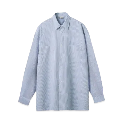 DESCENTE ALLTERRAIN 81 Sucker L/S Shirt "Saxe Stripe"