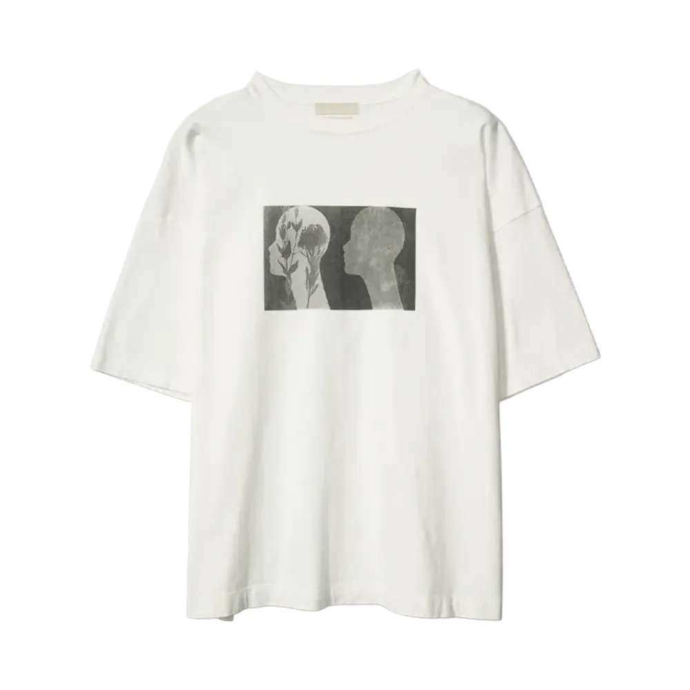 YOKE Photogram Printed T-Shirt "White"